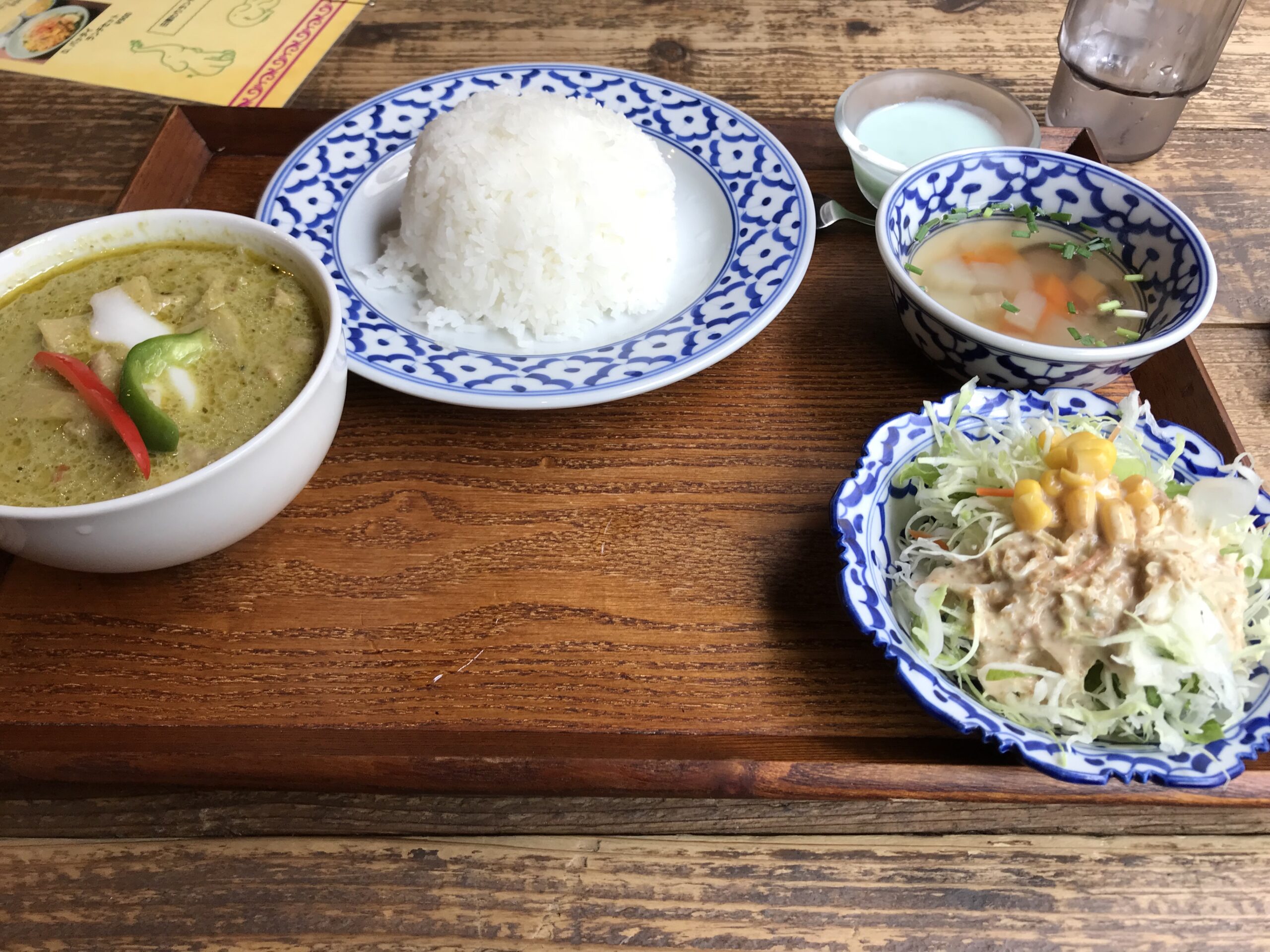 新橋　タイ象　グリーンカレー